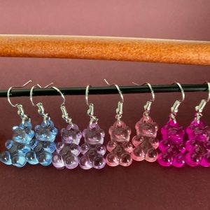 Gummy bear earrings craze
